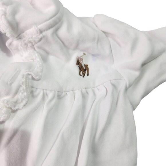 Ralph Lauren Baby Fancy Snap Bottom One Piece Pajama 9M - Picture 3 of 5